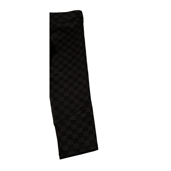 UMBRO Pants Jr. Women's Checkered Straight Leg Yoga Capri Stretch Black Gray XL - Picture 12 of 13